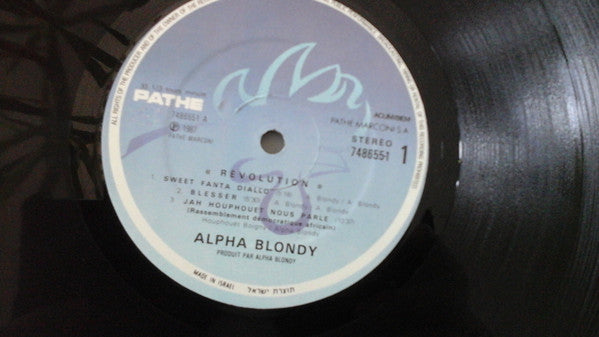Alpha Blondy : Revolution  (12", Album)