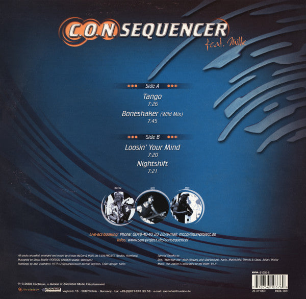 C.O.N. Sequencer Feat. Milk* : When Gods Make Love (12")