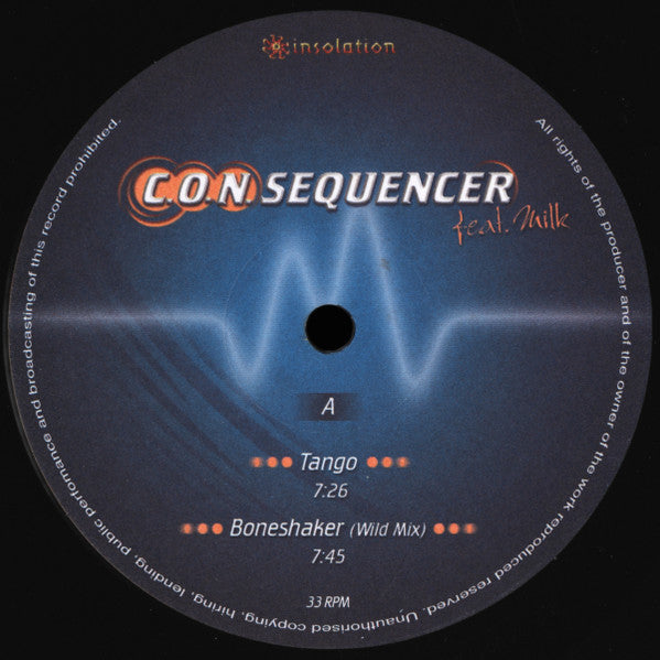 C.O.N. Sequencer Feat. Milk* : When Gods Make Love (12")