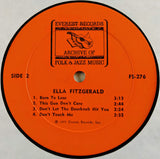 Ella Fitzgerald : Ella Fitzgerald (LP, Album, RE)