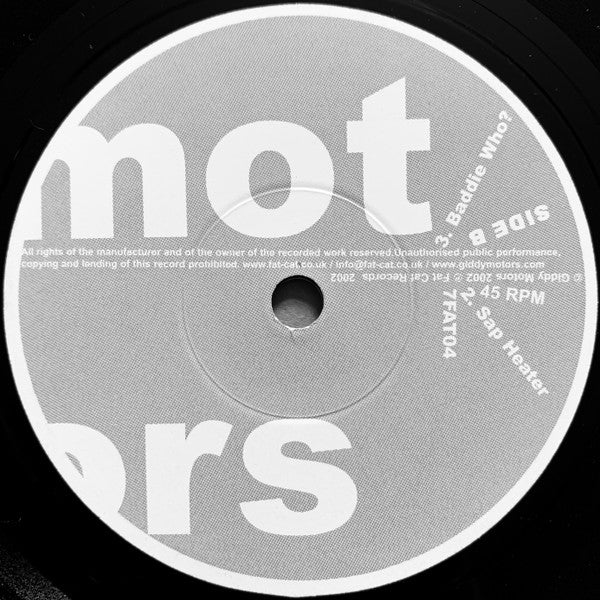 Giddy Motors : Whirled By Curses (7", Ltd)
