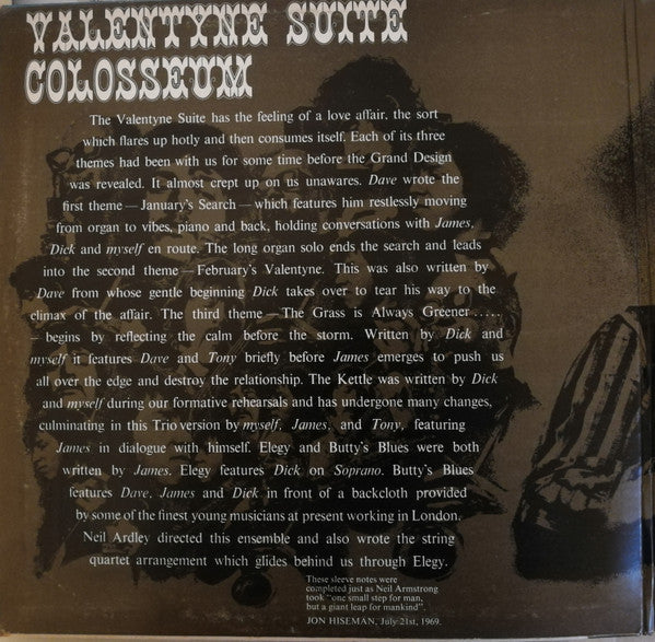 Colosseum : Valentyne Suite (LP, Album, RE, Lam)