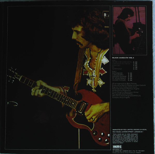 Black Sabbath : Black Sabbath Vol 4 (LP, Album, RE, Gat)