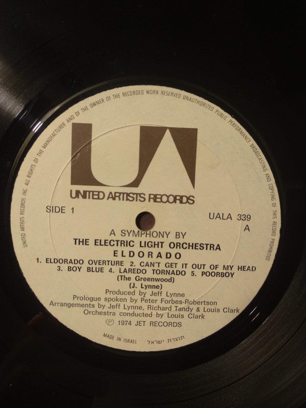 Electric Light Orchestra : Eldorado - A Symphony By The Electric Light Orchestra (LP, Album, RE)