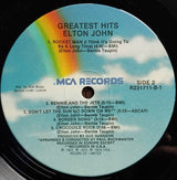 Elton John : Greatest Hits (Volumes One And Two) (2xLP, Comp, Club, Ind)
