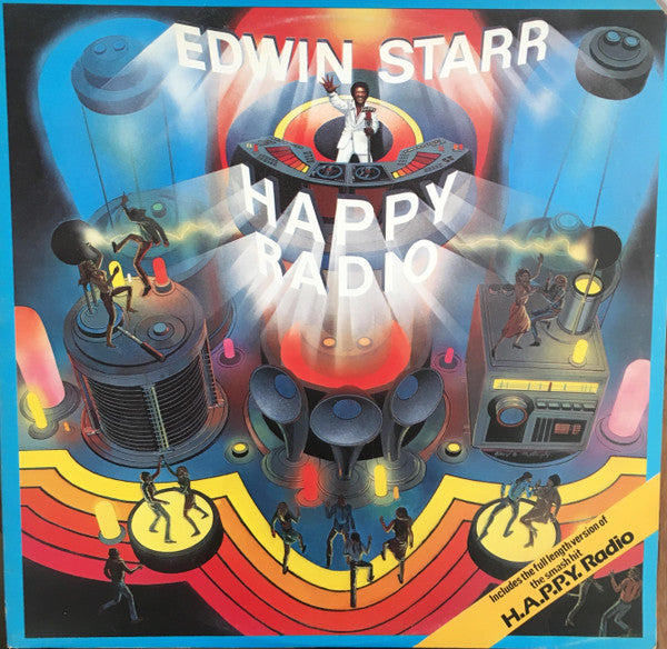 Edwin Starr : H.A.P.P.Y. Radio (LP, Album)