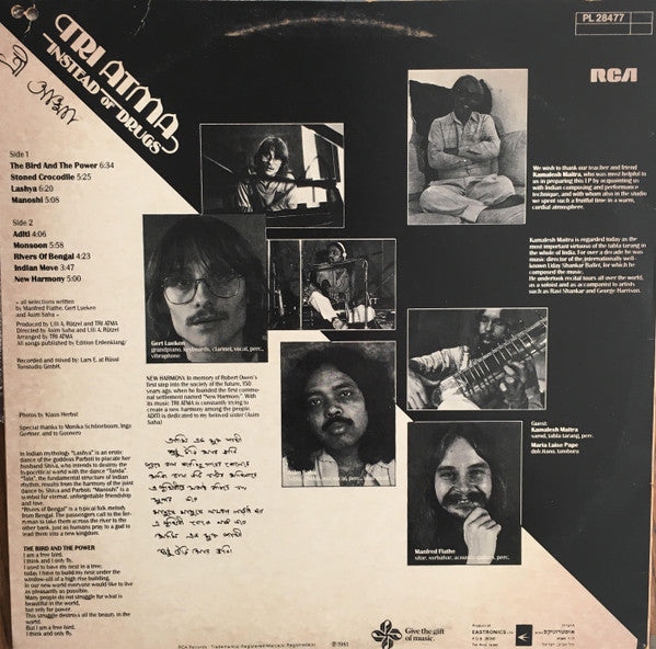 Tri Atma : Instead Of Drugs (LP, Album)