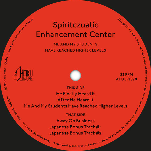 Spiritczualic Enhancement Center : Me And My Students Have Reached Higher Levels (LP, Album, Ltd)