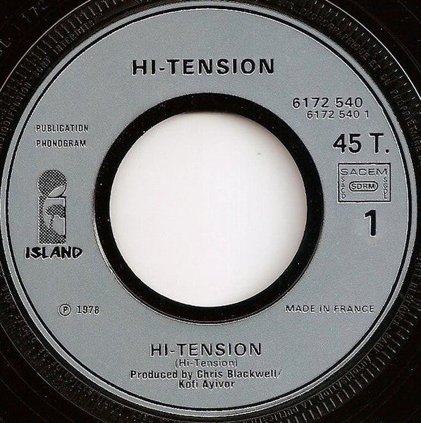 Hi-Tension : Hi-Tension (7", Single)