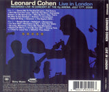Leonard Cohen : Live In London (2xCD, Album, Dig)