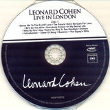 Leonard Cohen : Live In London (2xCD, Album, Dig)