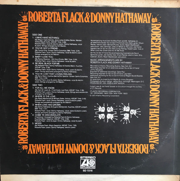 Roberta Flack & Donny Hathaway : Roberta Flack & Donny Hathaway (LP, Album)