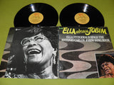 Ella Fitzgerald : Ella Abraça Jobim - Ella Fitzgerald Sings The Antonio Carlos Jobim Song Book (2xLP, Album, Gat)