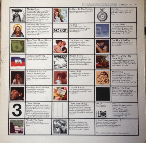 The Pentangle* : Sweet Child (2xLP, Album, RP, Gat)
