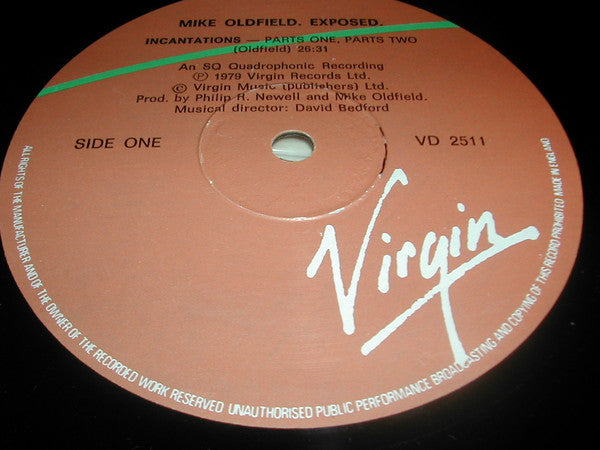 Mike Oldfield : Exposed (2xLP, Album, Quad, Gat)