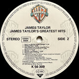 James Taylor (2) : James Taylor's Greatest Hits (LP, Comp, RE)