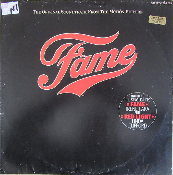 Various : Fame (The Original Soundtrack From The Motion Picture) (LP, Album, Gat)