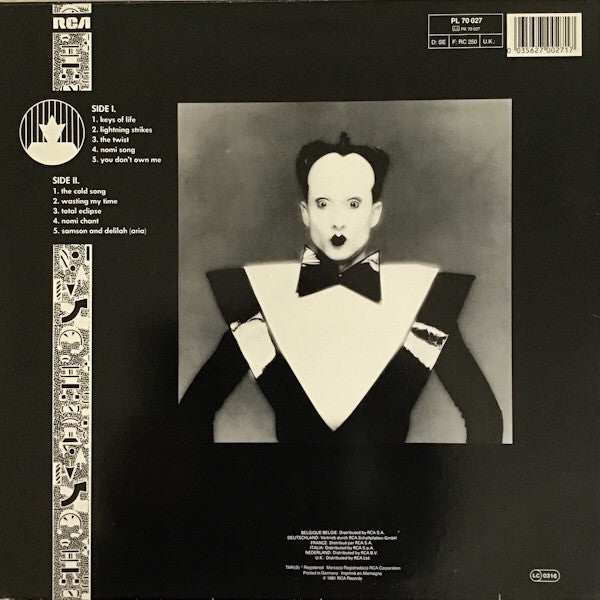 Klaus Nomi : Klaus Nomi (LP, Album, RE)