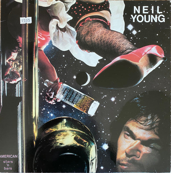 Neil Young : American Stars 'n Bars (LP, Album, RE)