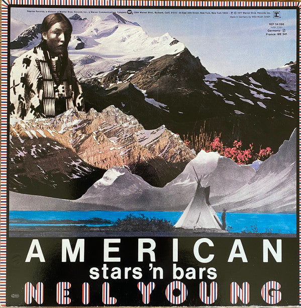 Neil Young : American Stars 'n Bars (LP, Album, RE)