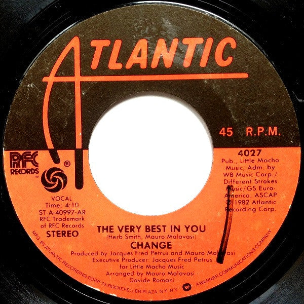 Change : The Very Best In You / You're My Girl (7", Styrene)