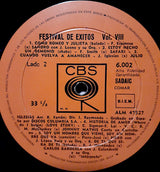 Various : Festival De Éxitos Vol. VIII (LP, Comp)