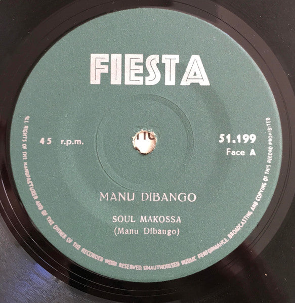 Manu Dibango : Soul Makossa / Lily (7")