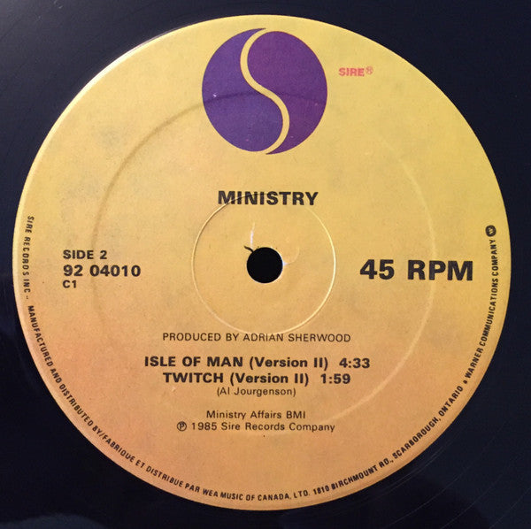 Ministry : Over The Shoulder (12", Maxi)