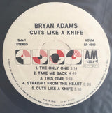 Bryan Adams : Cuts Like A Knife (LP, Album, RE)
