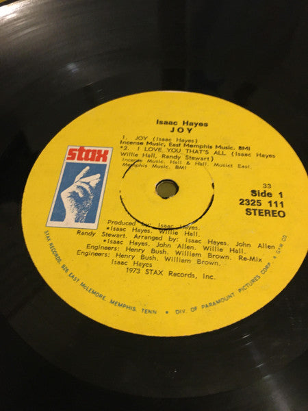 Isaac Hayes : Joy (LP)