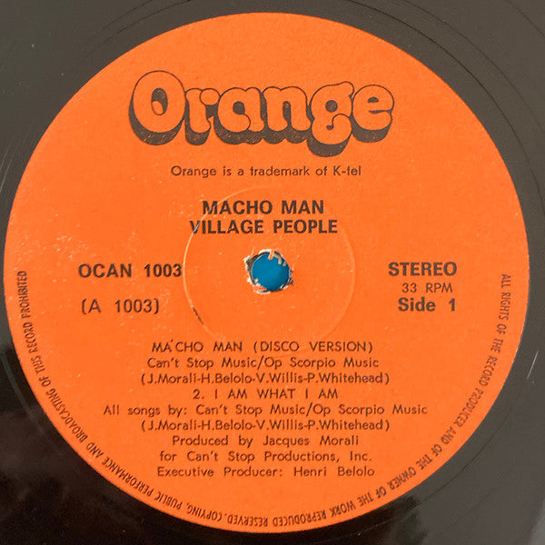 Village People : Macho Man (LP, Album, Spe)