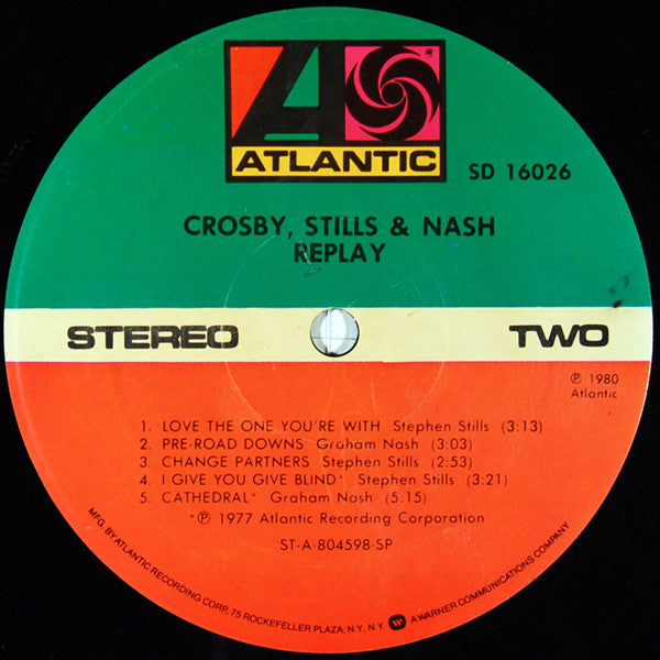 Crosby, Stills & Nash : Replay (LP, Comp, SP )