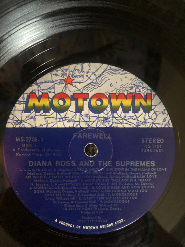 Diana Ross & The Supremes* : Farewell (2xLP, Album, Ind + Box)