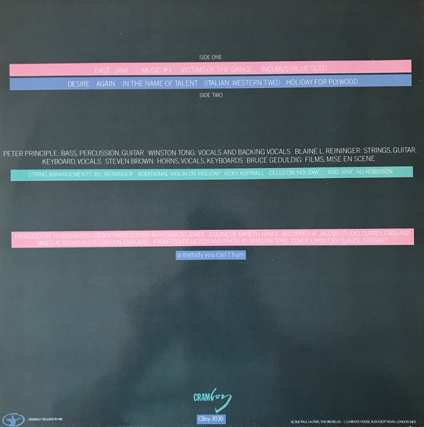 Tuxedomoon : Desire (LP, Album, RE)