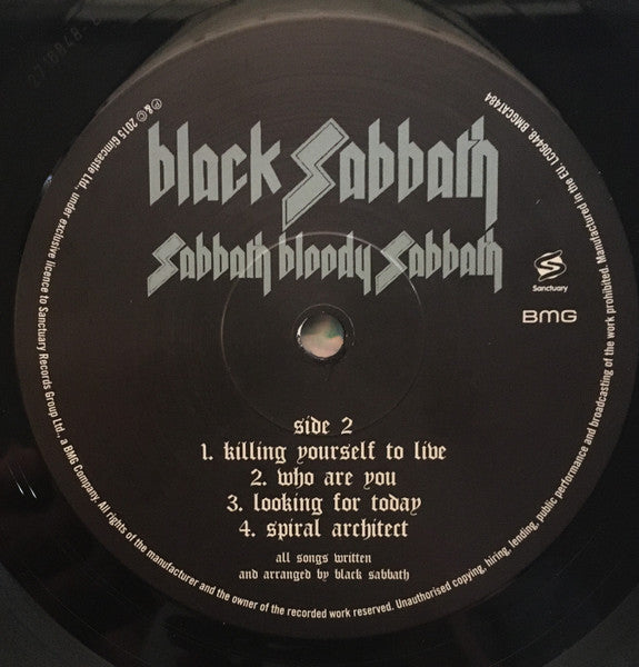 Black Sabbath : Sabbath Bloody Sabbath (LP, Album, RE, RP, Gat)