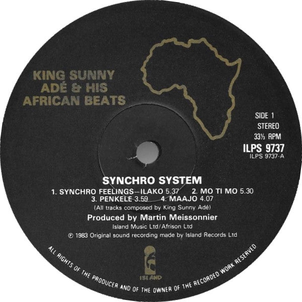 King Sunny Adé and His African Beats* : Synchro System (LP, Album)
