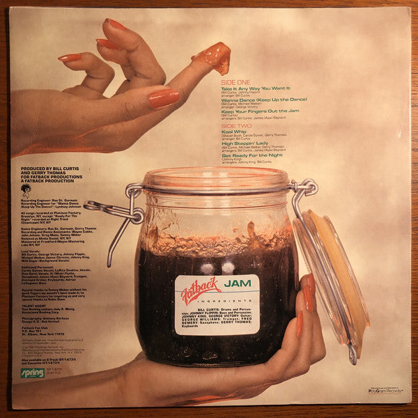 Fatback* : Tasty Jam (LP, Album, 26)
