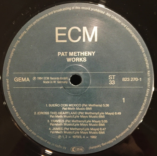 Pat Metheny : Works (LP, Comp)