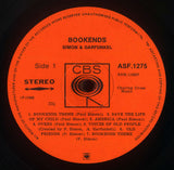 Simon & Garfunkel : Bookends (LP, Album)