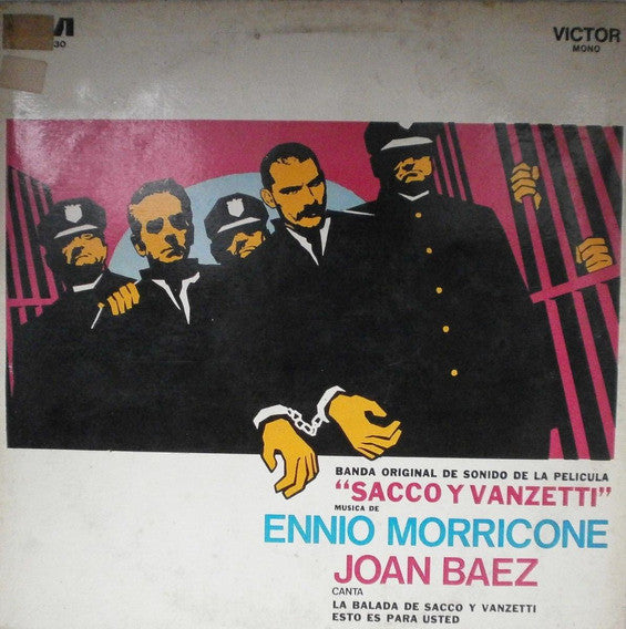Ennio Morricone / Joan Baez : Sacco E Vanzetti (Colonna Sonora Originale Del Film) (LP, Album, Promo)