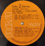 Henry Mancini, His Orchestra And Chorus* : Big Screen - Little Screen (LP, Album, Comp)
