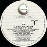 Elton John : The Fox (LP, Album, Eur)