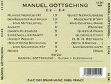 Manuel Göttsching : E2–E4 (CD, Album, RE, RP, Dur)
