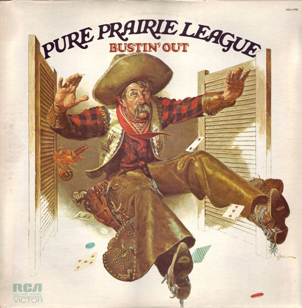 Pure Prairie League : Bustin' Out (LP, Album, RE)