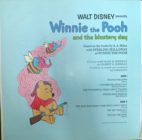 Sterling Holloway : Winnie The Pooh And The Blustery Day (LP, Album, RP)