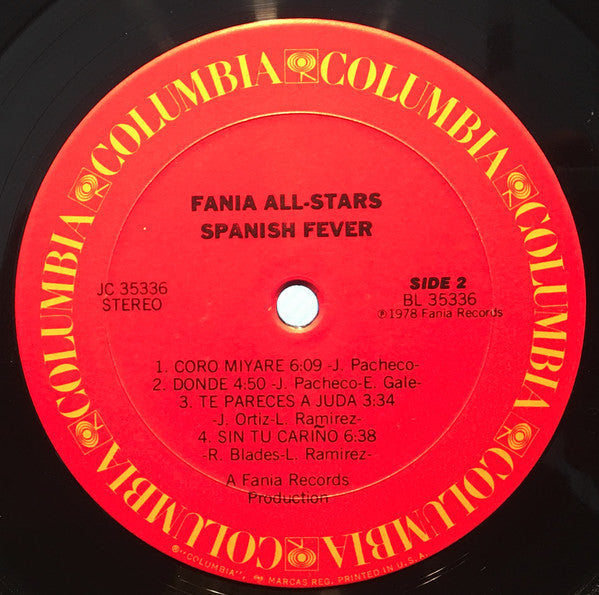Fania All Stars : Spanish Fever (LP, Album)