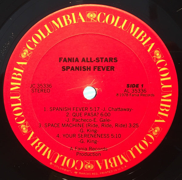 Fania All Stars : Spanish Fever (LP, Album)