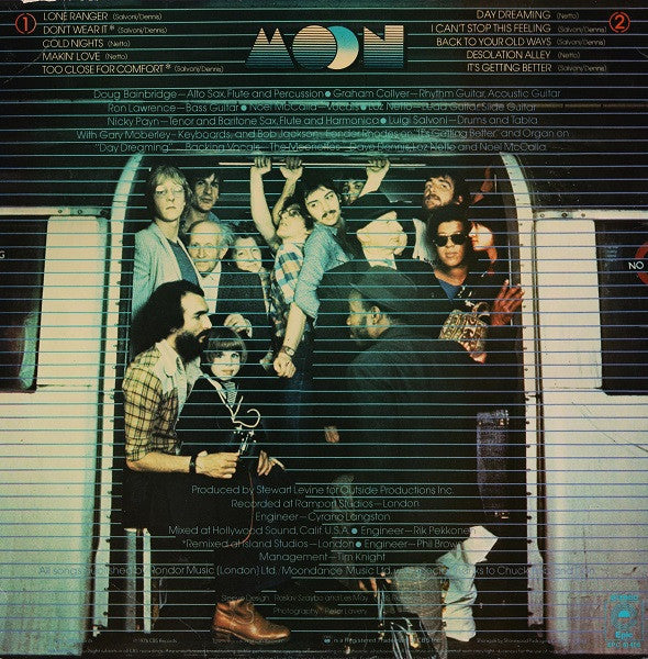 Moon (28) : Too Close For Comfort (LP, Album)