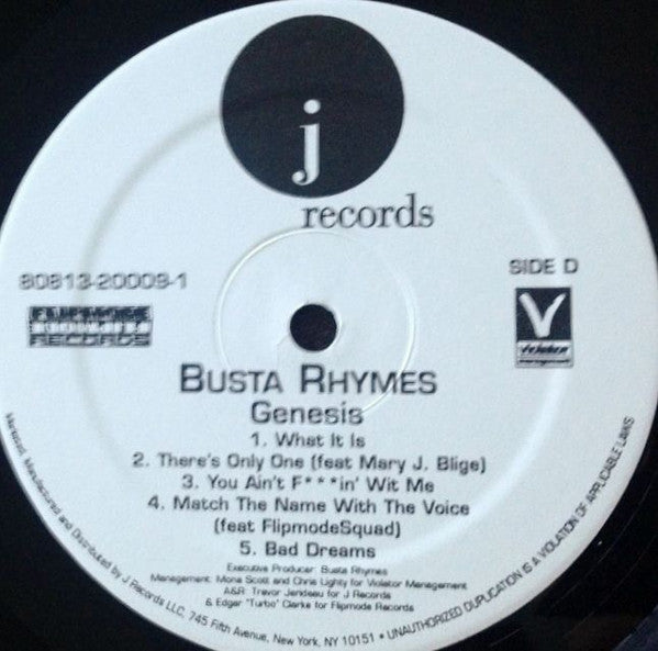 Busta Rhymes : Genesis (2xLP, Album)