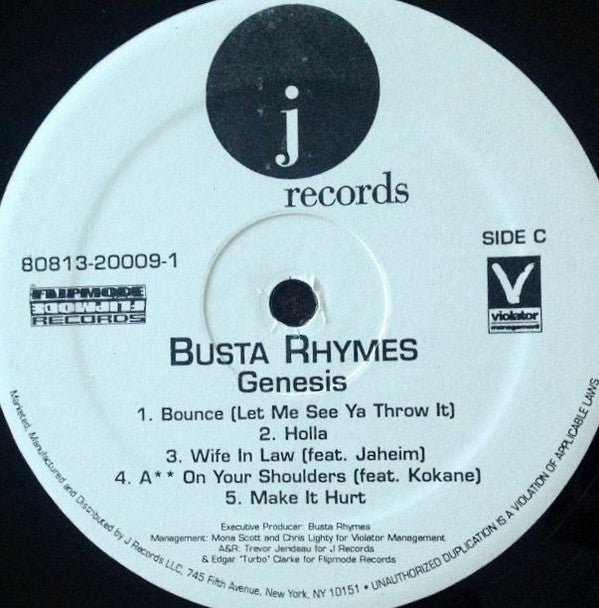 Busta Rhymes : Genesis (2xLP, Album)